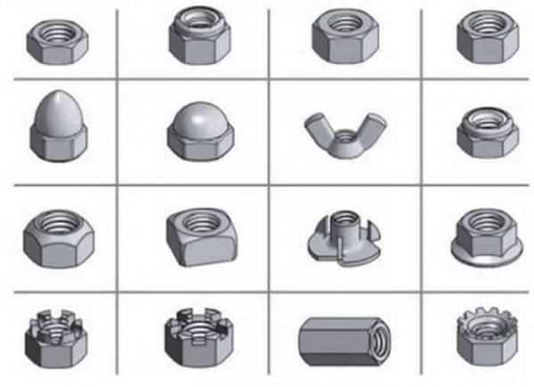 Виды крепёжных изделий и особенности их применения