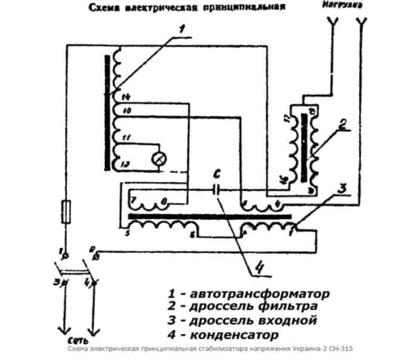 Стабилизатор напряжения Украина-2 СН-315 — сколько в нём меди если сдать